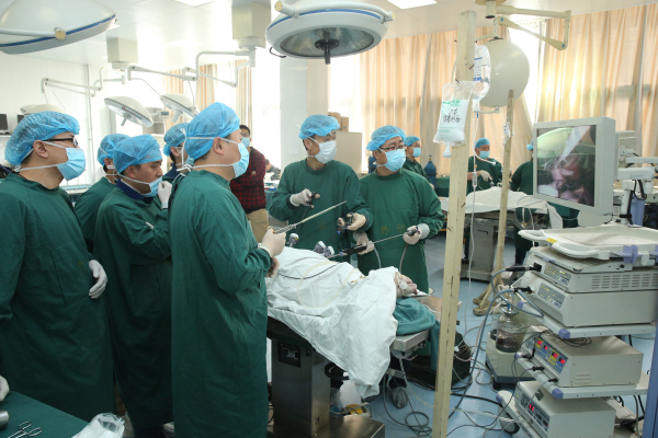 21.学员们做动物腹腔镜操作训练6.jpg