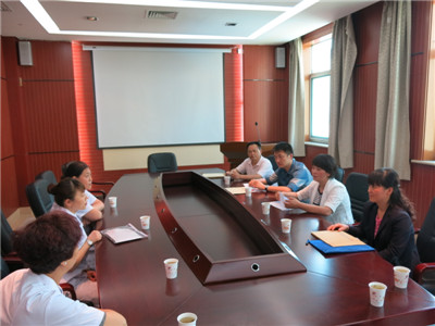 陕西省医保中心对我院进行年度考核.JPG